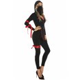 thumbnail image 3 of Disfraz de Halloween tallas S a XL, traje de ninja, traje de samurái femenino, traje de noche enmascarado, traje de juego de rol, 3 of 5