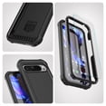 thumbnail image 6 of Falcon Shield for Google Pixel 10 Pro XL Phone Case - Dual Layer Heavy Duty Cover with Tempered Glass Screen Protector (Black), 6 of 7