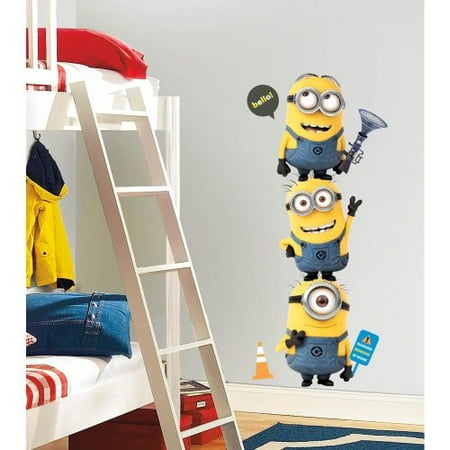 Despicable Me 2 Minions Giant Peel-and-Stick Giant Wall Decals