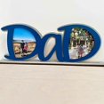 thumbnail image 2 of Father's Day Birthday Photo Frame Creative Picture Holder For Home Desktop Dad Letter Ornament Gifts(1 Pcs, Blue), 2 of 3