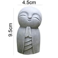 thumbnail image 5 of SPRING PARK Little Jizo Buddha Sculpture Sandstone Adorable Buddha Statuettes Lovely, 5 of 6