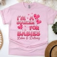 thumbnail image 1 of Labor and Delivery Nurse T-Shirt with Funny Baby Lollipop Design, Light Pink, Size XL, 1 of 6