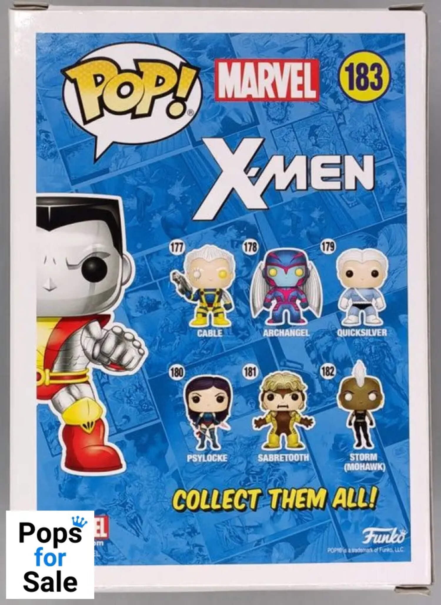 183 Colossus - Chrome - Marvel X-Men Funko POP