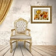 thumbnail image 3 of Northern Lights 32x25 Gold Ornate Wood Framed with Double Matting Museum Art Print Titled - Contemporary Poppies Yellow, 3 of 4