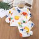 thumbnail image 5 of Pijamas de franela de otoño e invierno para niños medianos y grandes, forro polar dividido, grueso, ropa de casa de lana coral para niños de invierno, 5 of 5