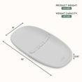 thumbnail image 2 of Evolur Eva Changing Pad, Light Gray, 2 of 7