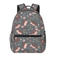 thumbnail image 1 of Easygdp Hedgehogs and Flowers1 Mochila Ergonómica Versátil para Laptop - Múltiples Bolsillos, Correas Ajustables, Unisex para Escuela, Viajes y Actividades al Aire Libre-One Size, 1 of 5