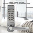 thumbnail image 3 of Proteja su espacio con una cerradura mecánica antirrobo sin llave, el código programable ofrece acceso personalizado, la aleación de zinc garantiza la longevidad, función de reinicio para una fácil, 3 of 5