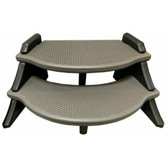 <p>Confer Plastic 7-01-ESS-LDG Edge Spa Step Gray</p>