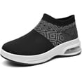 thumbnail image 1 of Xishao Mocasines cómodos con amortiguación de Aire para Mujer Negro 24.0 cm Negro 24.0 cm Xishao ropa, 1 of 2