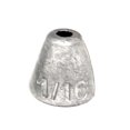 thumbnail image 4 of Reaction Tackle Poids de vers de Plomb 1/16 oz Naturel (Lot de 25), 4 of 5