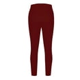thumbnail image 5 of Yindaity Yoga Pants for Women Women's Joggers Pants Lightweight Athletic Leggings Tapered Lounge Pants for Workout, Yoga, Running(Wine,2XL), 5 of 6