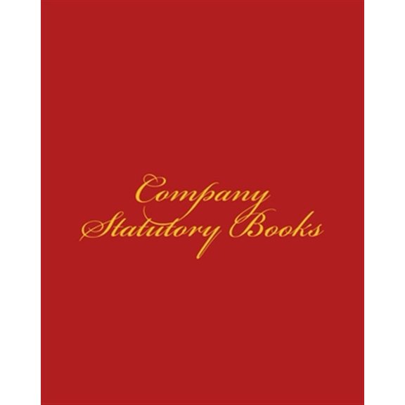 Pre-Owned Company Statutory Books (Paperback)
