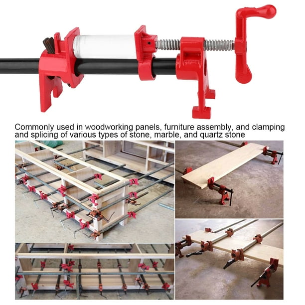 All thread pipe clamp outlet