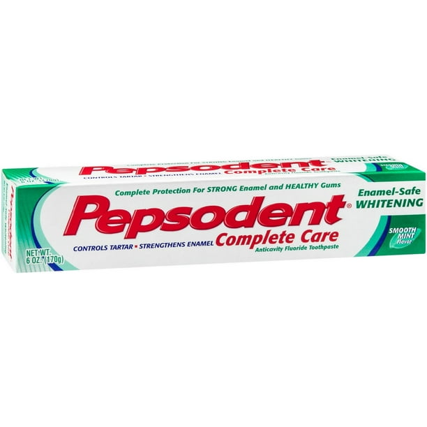Pepsodent Complete Care AntiCavity Fluoride Toothpaste, Whitening with
