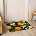 thumbnail image 6 of Tangerine Non-Slip Polyester Chair Mat Kitchen Rug Office Mat Machine Washable, 6 of 6