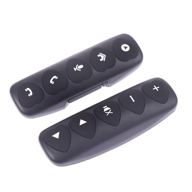 2 Pieces Car Steering Wheel Remote Control Universal Multifunctional 1W ...