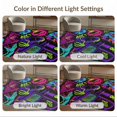 thumbnail image 7 of ODIKA 8'x10' Washable Area Rug Vivid: Eclectic Horror Gothic Imagery with Skulls, Specters, for Dining Room, Large Office, Lounge, Non-Slip Chair-Friendly Mat, 7 of 7