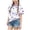 01 Purple, variant on Kids Girls Happy Bear Print T-Shirt Yellow Loose Fit Crew Neck Short Sleeve Soft Tee For Casual Playwear & Back To School