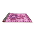 thumbnail image 2 of Ahgly Company Indoor Square Abstract Pink Modern Area Rugs, 4' Square, 2 of 4