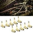 thumbnail image 6 of 10Pcs All Metal Shell 90 Degree Elbow 6.35mm Diameter Guitar Effect Line Audio Welding Plug, 6 of 8