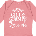 thumbnail image 4 of Inktastic Gigi and Gramps Love Me Girls Valentine Grandchild Girls Long Sleeve Baby Bodysuit, 4 of 5