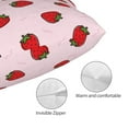 thumbnail image 3 of Kdxio Cotton Pillow Cases Pillowcases,Soft and Breathable Bedroom Pillow Cases-Strawberry, 3 of 8
