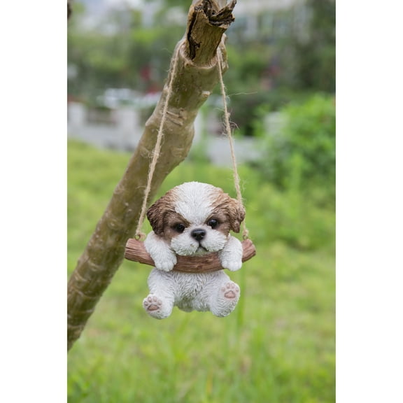 Hanging Shih Tzu Puppy Statue