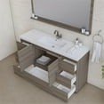 thumbnail image 7 of Alya Bath Paterno 60" Wood Single Freestanding Bathroom Vanity in Gray, 7 of 7