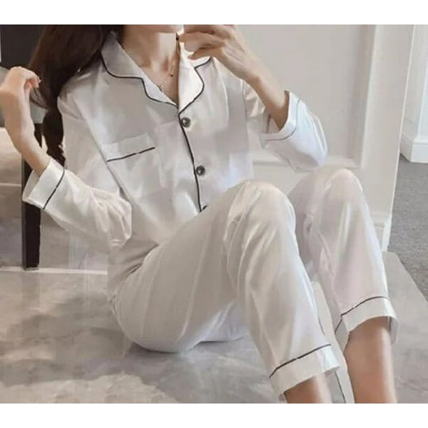 Conjunto de pijamas personalizados para dama de honor, ropa de dormir de seda satinada, con iniciales de nombre, manga corta, para despedida de soltera