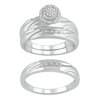 Forever Bride Ss925 1/10 Cttw Trios