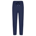 thumbnail image 6 of Gubotare Kids Khaki Pants Boys Boys and Toddlers' Uniform Straight-Fit Flat-Front Chino Khaki Pants 5T 6T (Navy,5-6 Years), 6 of 8