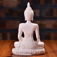 thumbnail image 4 of Estatua de Buda de meditación Vintage resina sentado Tailandia Buda estatuilla hecha a mano Tmvgtek Para estrenar, 4 of 8
