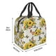 thumbnail image 3 of Fotbe Bird Sunflowers Bolsa Térmica con Estampado y Forro de Aluminio Grueso Bolsa de Almuerzo con Bolsillo Frontal para Hombres y Mujeres, Ideal para Trabajo, Escuela, 3 of 8