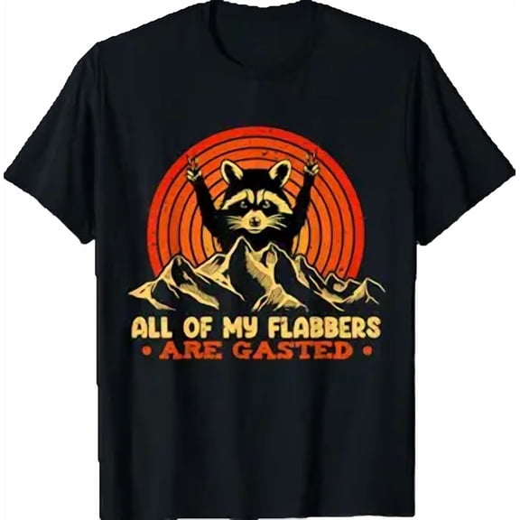 All Of My Flabbers Are Gasted Animal Shirt BLACK Unisex S-5XL Hot Trending Shirt, Vintage Birthday Gift