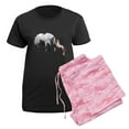 thumbnail image 5 of CafePress - Horses Love Forever Pajamas - Women's Short Sleeve Print T-Shirt and Pants Dark Cotton Pajama Set, 5 of 7