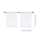 thumbnail image 3 of Cortinas cortas de color liso, paneles semitransparentes para ventanas, paquete de 2, cortinas con bolsillo para barra que filtran la luz para cocina y baño, de fácil cuidado y secado rápido, 3 of 7