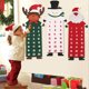 thumbnail image 3 of Calendario de Adviento de Navidad de fieltro grande con bolsillos, Papá Noel, reno o muñeco de nieve, regalo para niños, envío directo, venta al por mayor, 3 of 4