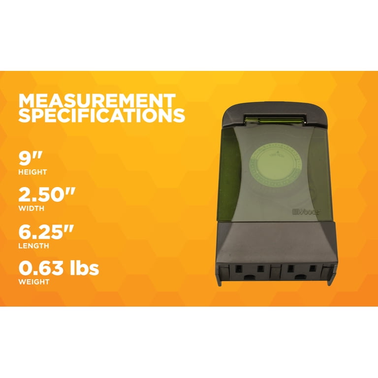 Woods Outdoor Mechanical 24-Hour Light Timer photo 8
