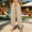 White plus size palazzo pants with pockets a1, variant on Women Plus Size Harem Pants Elastic Waist Trousers with Pockets Casual Loose Long Palazzo Pants Travel Lounge Work Fall Fashion Outfits, Yellow 2XL