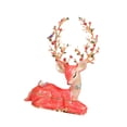thumbnail image 4 of KLKCMS Boîte à Bibelots Élan Émaillée pour Bagues Boucles d'Oreilles Pendentifs Breloques Rouge, 4 of 9