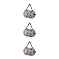 thumbnail image 2 of Guardoinrt Sacs de Rangement Pliables Peu Encombrants Articles Organisés en Déplacement Sac de Courses pour Voyage Sac de Plage en Polyester Sac à Main Réutilisable Chiot Brun 3Ensemble, 2 of 6