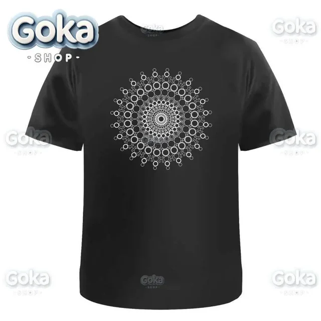 Camisetas con estampado de Mandala para hombre ropa nueva en camisetas y camisetas de algodón Camiseta estampada para mujer ropa Y2K camiseta divertida y bonita