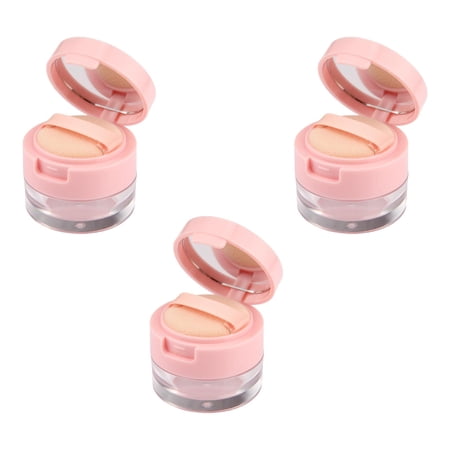 3 Pieces Loose Powder Containers Refillable Holder Box Reusable Portable Easy to 5g
