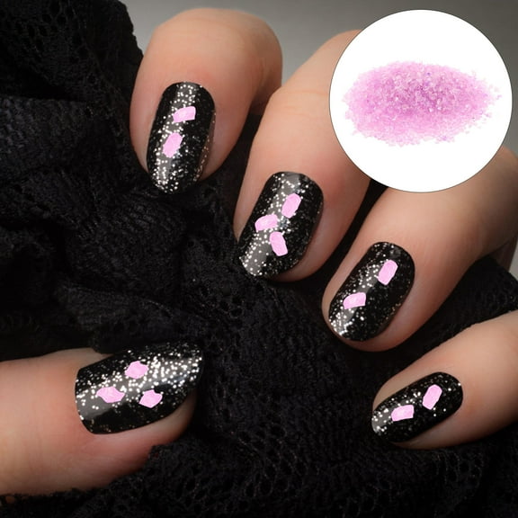 FOMIYES 1 Bag of Irregular Nail Charms Diamond Drawing Charms Nail Art Decors Crushed Glass Charms