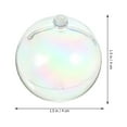 thumbnail image 2 of Soimiss 20pcs Hanging Ornaments Party Transparent Plastic Round Decorative Pendant for Weddings, 2 of 5