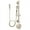 Brushed Nickel, variant on Speakman SM-7080-ADA-PBN Caspian 2.5 GPM Pressure Balanced Valve Trim - Nickel
