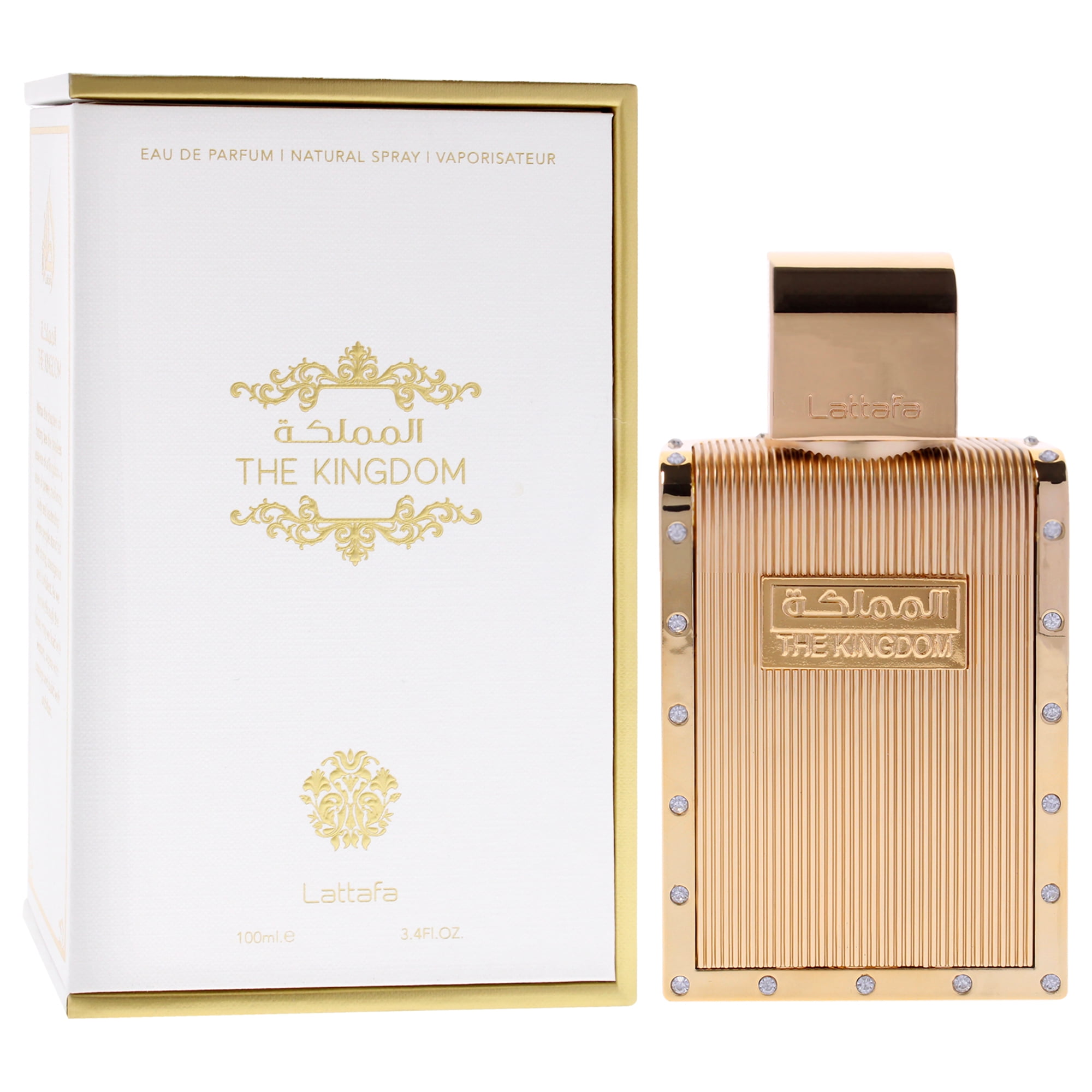 Lattafa The Kingdom Perfume, 3.4 oz EDP Spray, Floral Vanilla