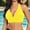 Yellow, variant on Rhuody Swim Tops Women Top Tankini Set Bikini Top With Swim Skirt Summer Beach Swim Suit F Fashion Clothes Pink 2Xl