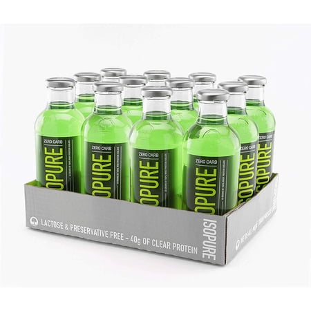 Isopure 20g Protein Drink, 100% Whey Protein Isolate, Zero Carb, Keto Friendly, Flavor: